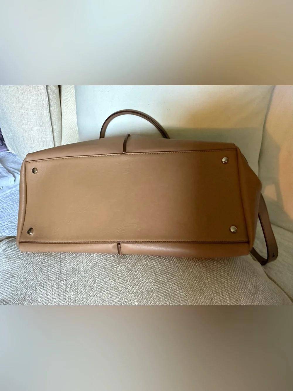 NWT TOD’S Leather D Handbag in camel color (please see all pictures for details)